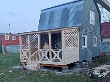 Веранда для бытовки фото