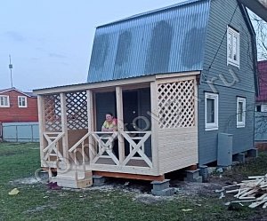 Веранда для бытовки