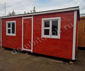 №3 Бытовка дачная распашонка с перегородками (утепленная)