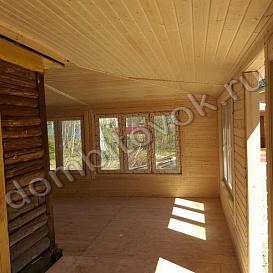 Веранда под ключ с панорамными окнами