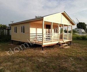 №5 Дачный домик трёхкомнатный с открытой верандой