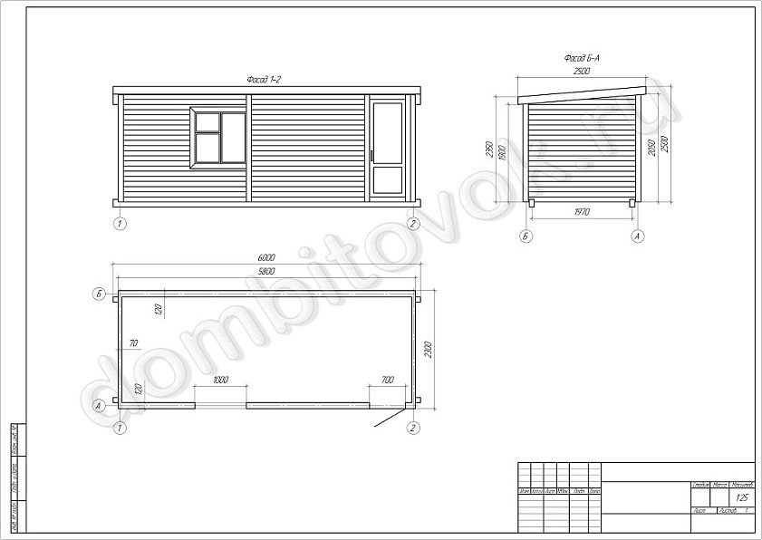Фото хозблока для дачи стандарт