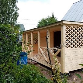 Веранда пристроенная фото