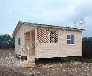 №3 Дачный домик с верандой и двумя комнатами