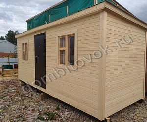 №9 Бытовка распашонка с перегородками и хоз. помещением 1х1м (утепленная)