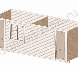 №3 Хозблок с двумя отдельными помещениями