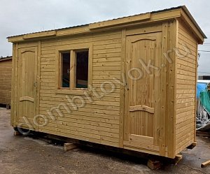 №22 Бытовка дачная с душем и туалетом (утепленная)