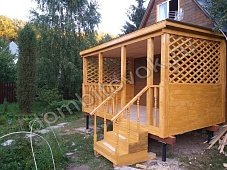 Веранда для бытовки фото
