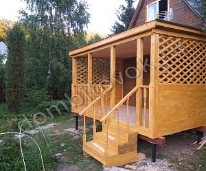 Веранда для бытовки