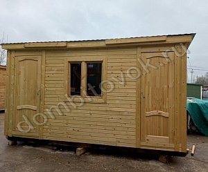 №22 Бытовка дачная с душем и туалетом (утепленная)