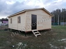 Дом с тамбуром и тремя комнатами фото