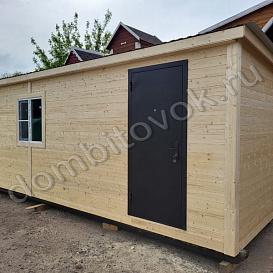 Бытовка с утеплением 100 мм с металлической дверью пр-во Россия и окном ПВХ