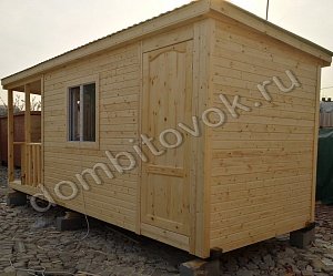 №5 Хозблок для дачи с верандой