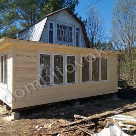 Веранда с панорамными окнами на заказ