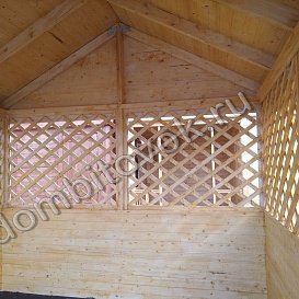 Беседка внутри