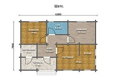 Дом из бруса "Schatz"