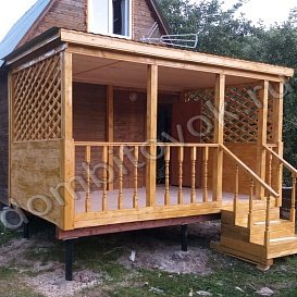 Веранда к дачному домику