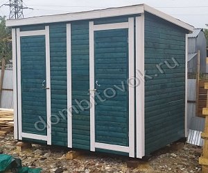 №22 Бытовка дачная с душем и туалетом (утепленная)