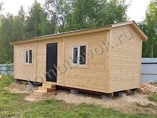 Бытовка дачная утепленная с двумя отдельными помещениями фото