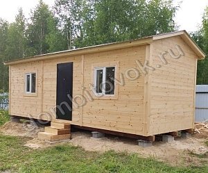 №7 Бытовка дачная с двумя отдельными помещениями (утепленная)