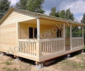 №1 Дачный домик с открытой верандой