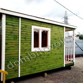 Бытовка деревянная 4,5х2,3 м фото