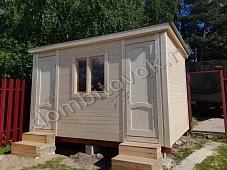 Фото хозблока с двумя отдельными помещениями