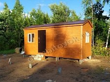 Бытовка с двумя окнами стандарт фото